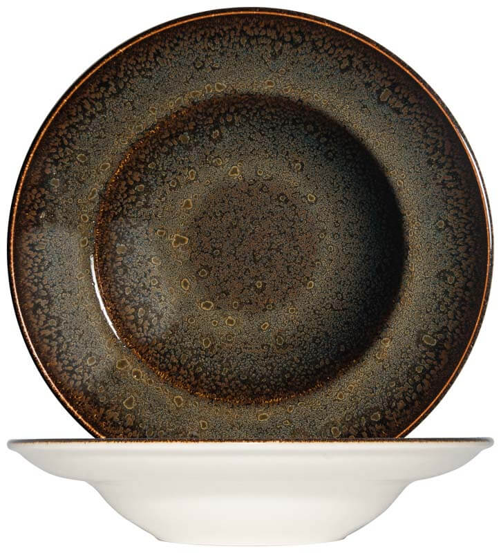 Bonna Ore Tierra Gourmet Pasta plate 27cm brown - 6 pcs. Bonna Ore Tierra Gourmet Pasta plate 27cm brown - 6 pcs.