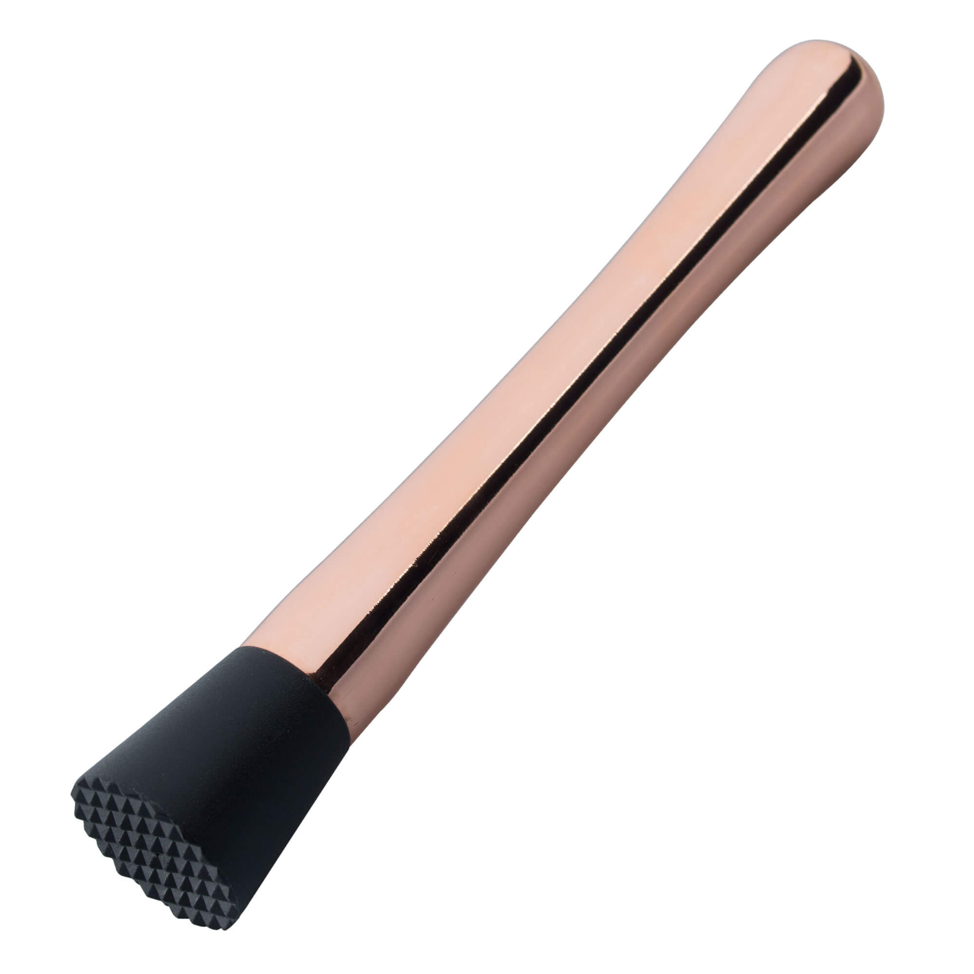 Muddler, stainless steel, tenderizer's end - copper-colored (21cm)