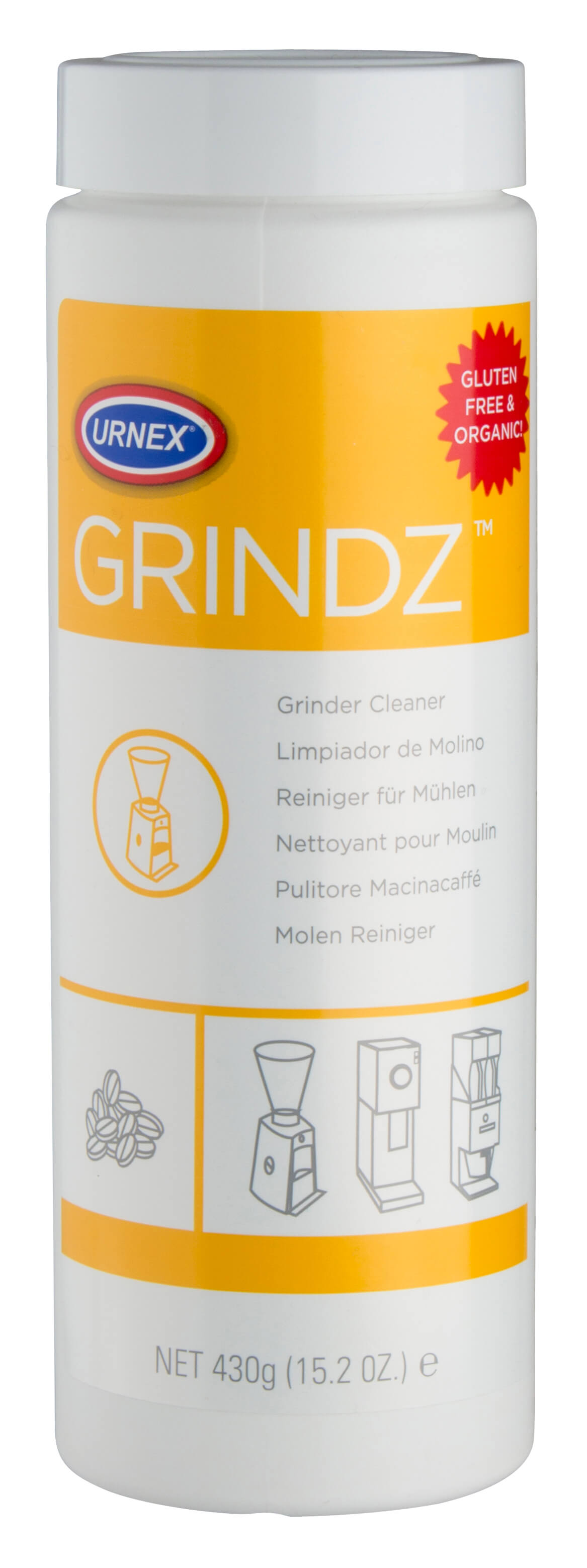 Cleaner for coffee grinder, Grindz Urnex, 430g