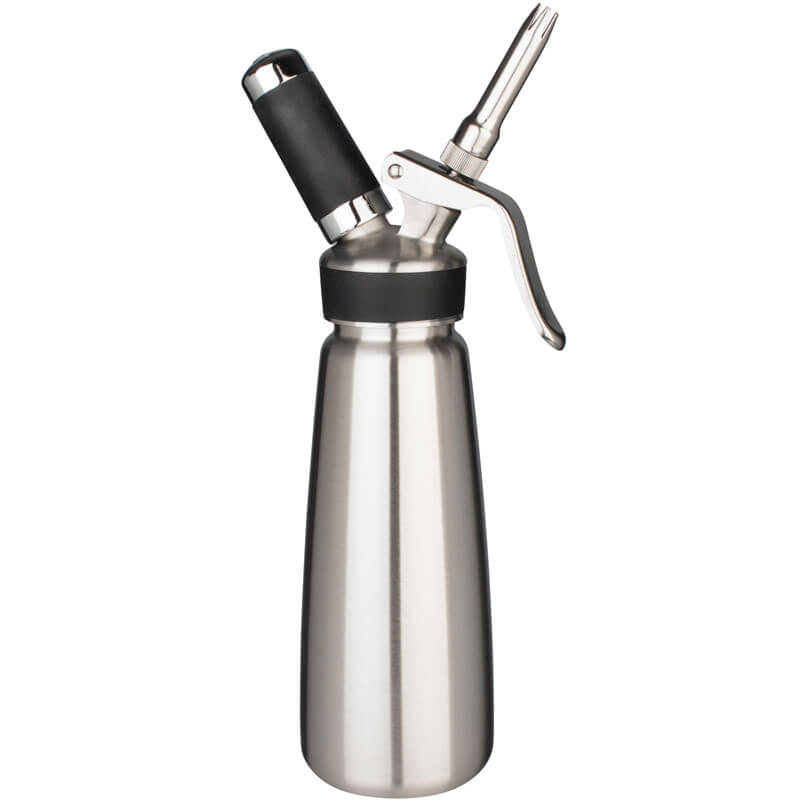 Cream siphon / whipper Mosa, stainless steel brushed - 500ml