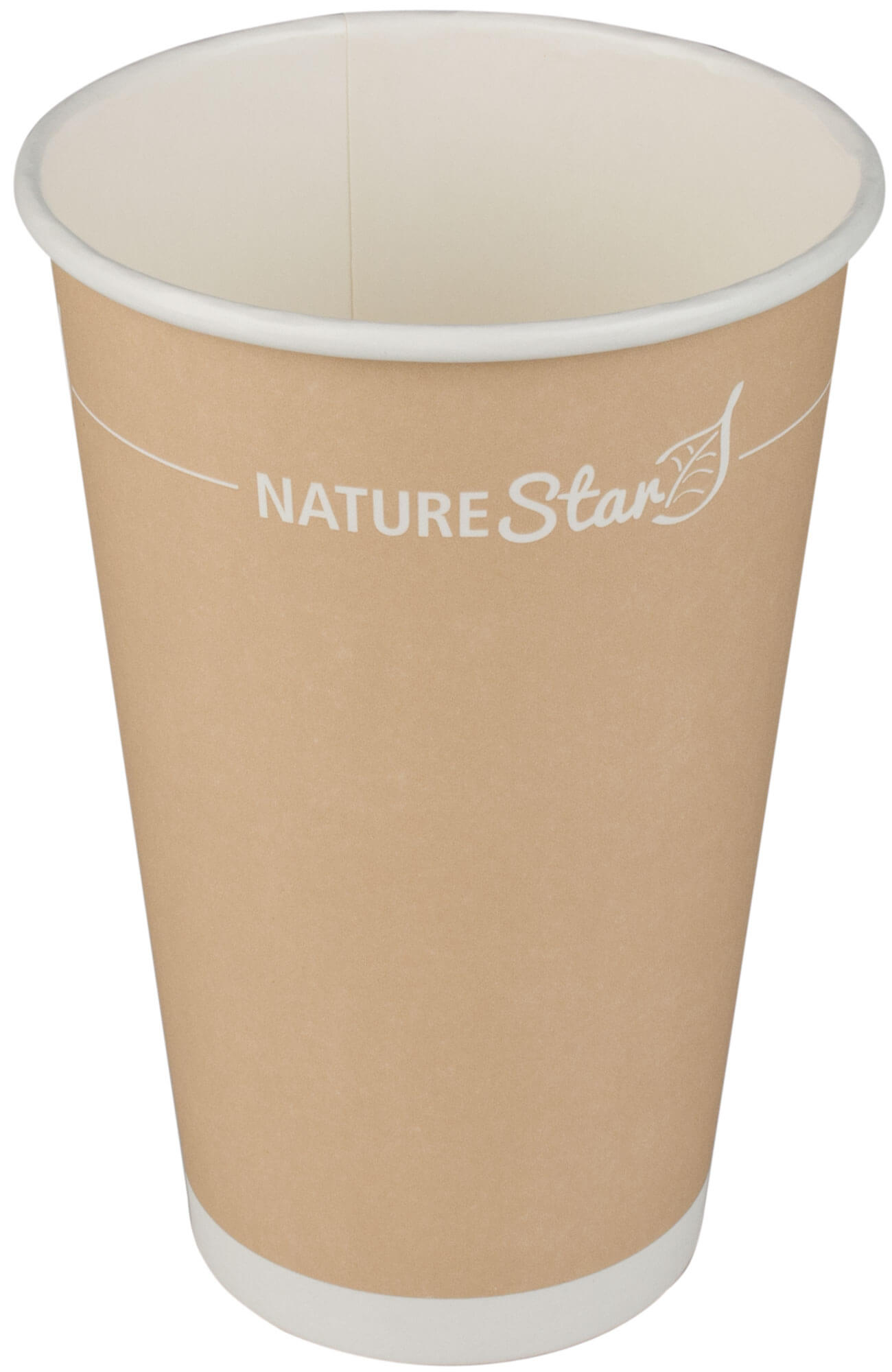 Coffee cups paper, brown - 400ml (50 pcs.)