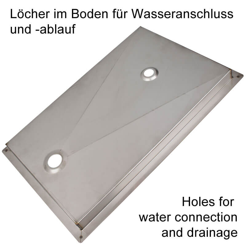 Built in Drip Tray for glasses showers Built in Drip Tray for glasses showers