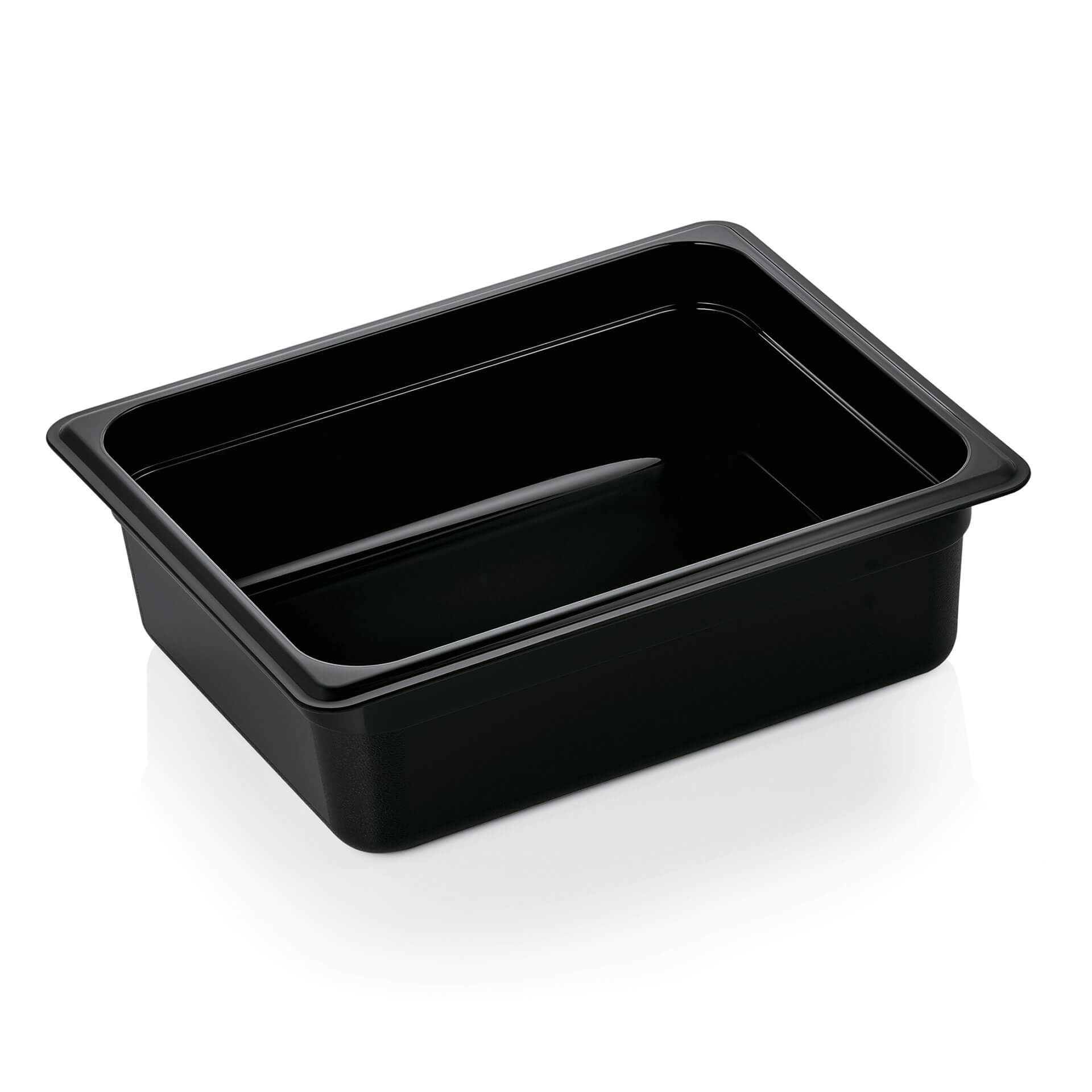 Gastronorm container 100mm depth - PC black (GN 1/2)