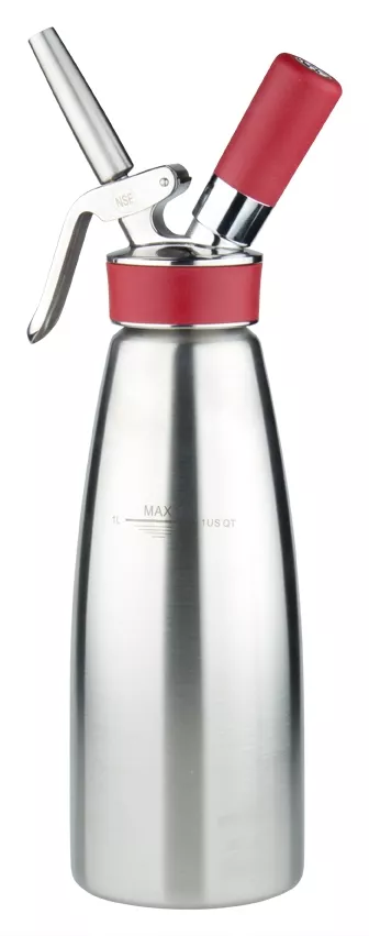iSi cream siphon "Gourmet Whip PLUS" - stainless steel (0,25l, 0,5l, 1,0l) iSi cream siphon "Gourmet Whip PLUS" - stainless steel (0,25l, 0,5l, 1,0l)