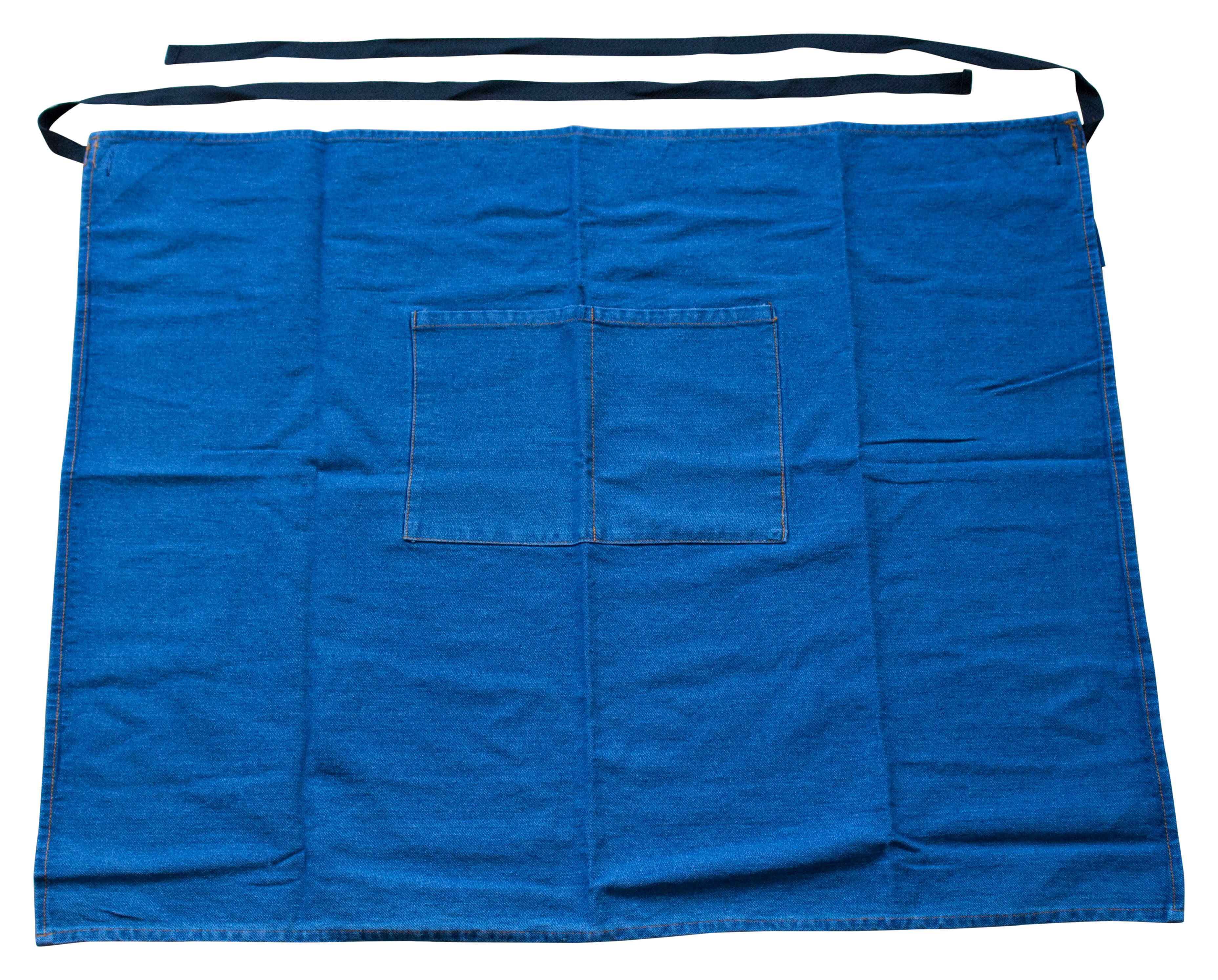 Bar Apron, denim, 70x90cm - washed (light)