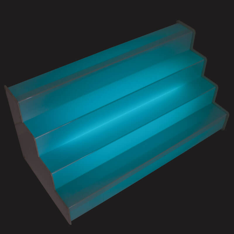 Back bar liquor display 1000x440mm - LED color Back bar liquor display 1000x440mm - LED color
